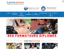 Tablet Screenshot of marocsecourisme.com